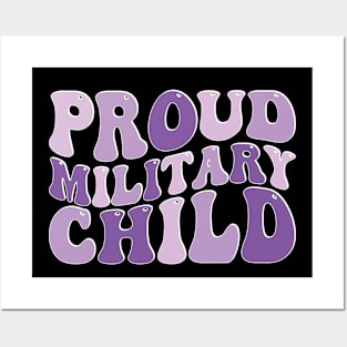 proud military child Posters and Art